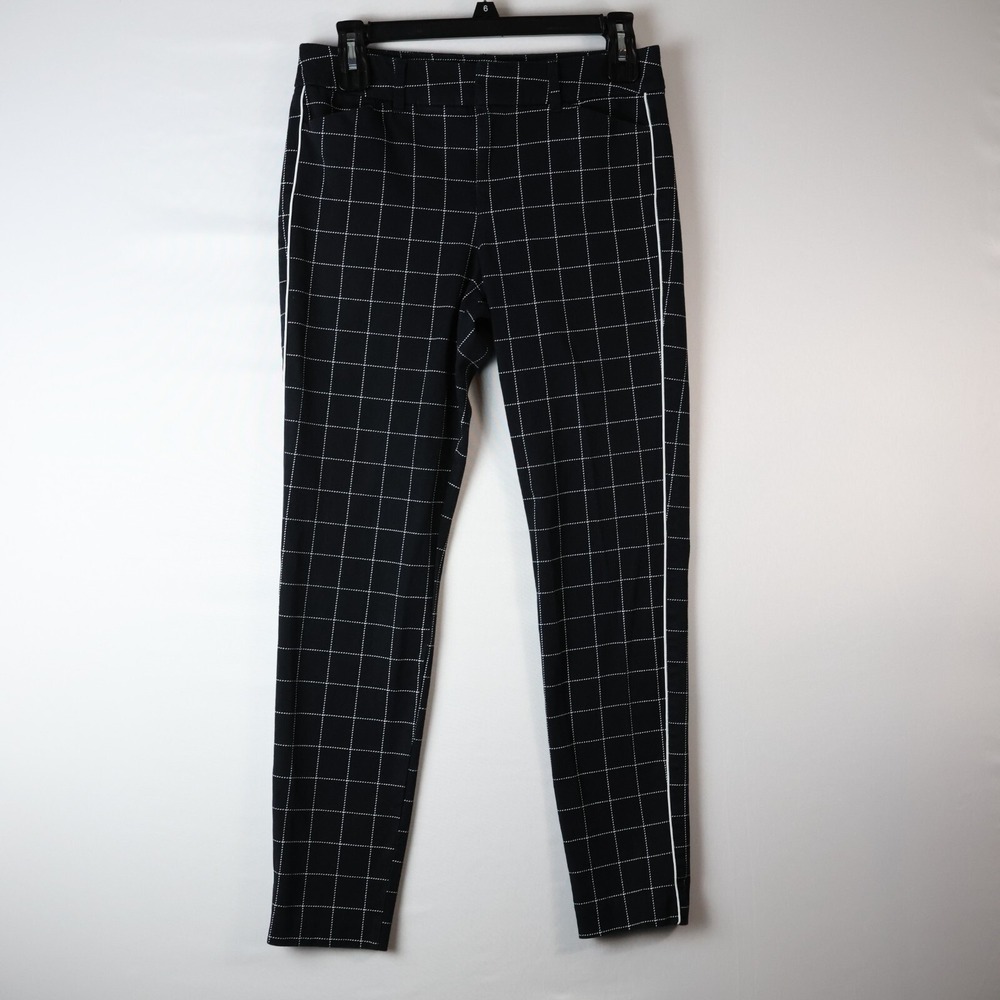 Old Navy Women's (29X27) Pixie Ankle Plaid Stretch Pants